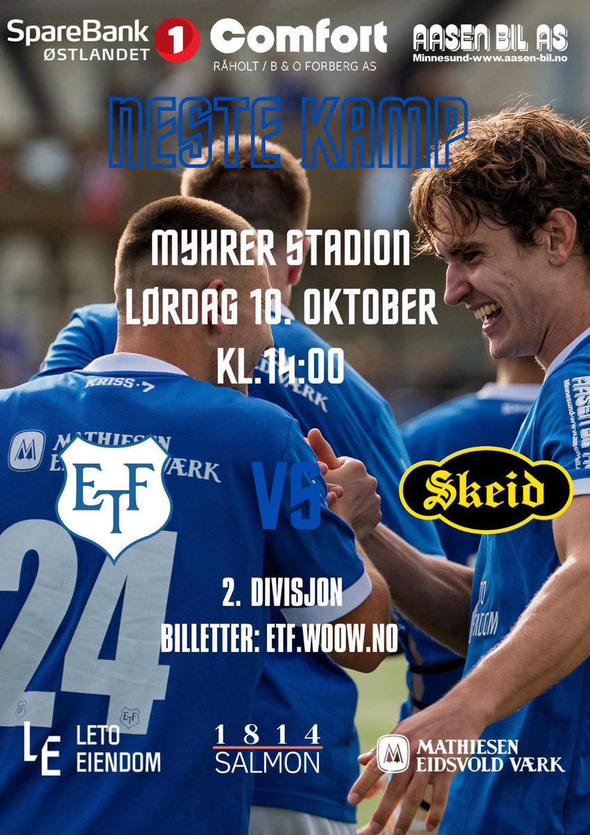 EidsvoldTurn's tweet photo. Myhrer på lørdag🫡 https://t.co/6jq0GAtP5m