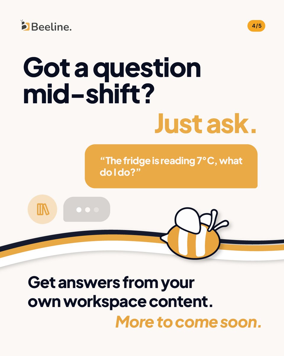 BeelineLearn's tweet photo. Where's my training? What's the latest from my team? What needs my attention?

Beeline 3.0 answers all three from one place. New look and feel, designed for your teams.

Follow for updates. DM us to see how it can help your organisation.

#Beeline3 #WorkforceTraining https://t.co/es9zaftIxQ