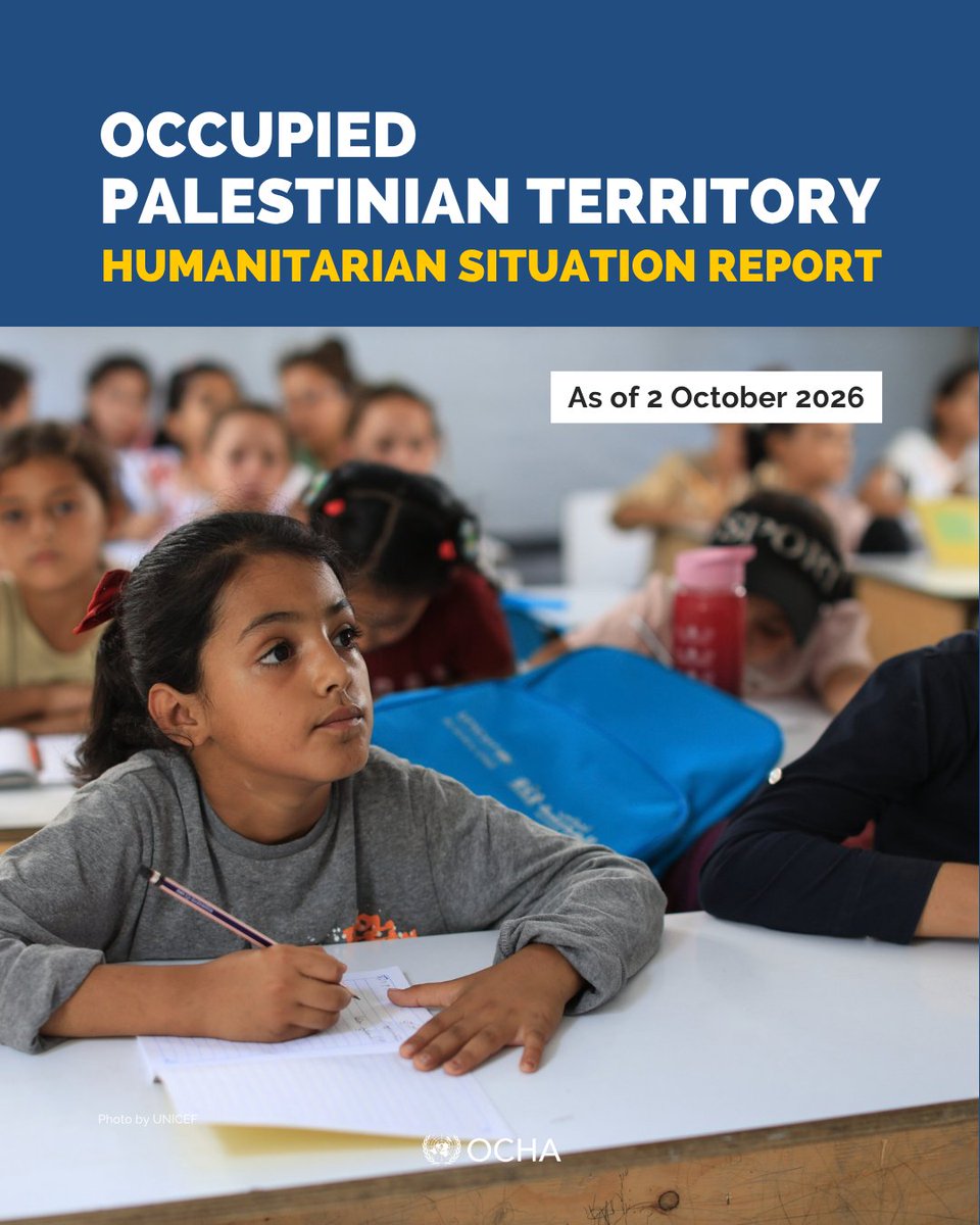 ochaopt's tweet photo. Funding shortfalls and restrictions are reducing water and meal production in #Gaza as families prepare for the rainy season. In the #WestBank, demolitions and settler violence remain high, disrupting education and driving displacement. Read more: https://t.co/ZPU1Xidrhg https://t.co/R37spTUiKu