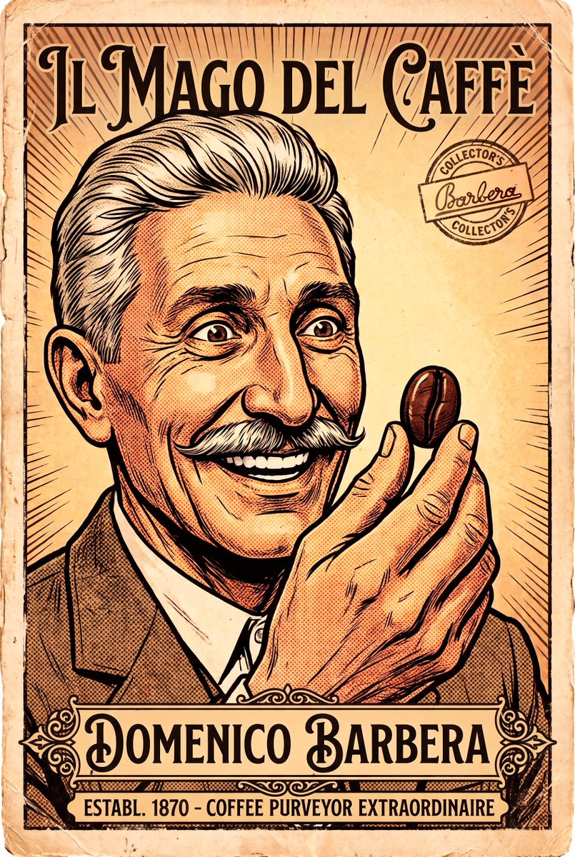 Barbera_1870's tweet photo. ☕️ Good mornings are better when there’s a little #ItalianCoffee involved. 🇮🇹

In 1870, Domenico Barbera started with a dream, a small coal-fired roaster, and a love for #Coffee.

Six generations later, that same flame is still burning, one cup, one story, one shared moment at a time. ❤️

Thank you for being part of our story.

The best is yet to brew.🌟🏆