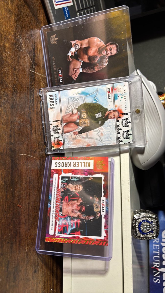 HiddenBlade91's tweet photo. Official @realKILLERkross @MLW  cards are sick asf❌❌ https://t.co/cQr000h3bN