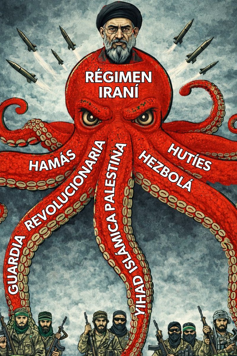Jordi_1964's tweet photo. @isaacrrr7 Está claro que el régimen teocrático de Iran y todas sus metástasis islamistas deben ser borrados del mapa. https://t.co/1zJWtfPSIB