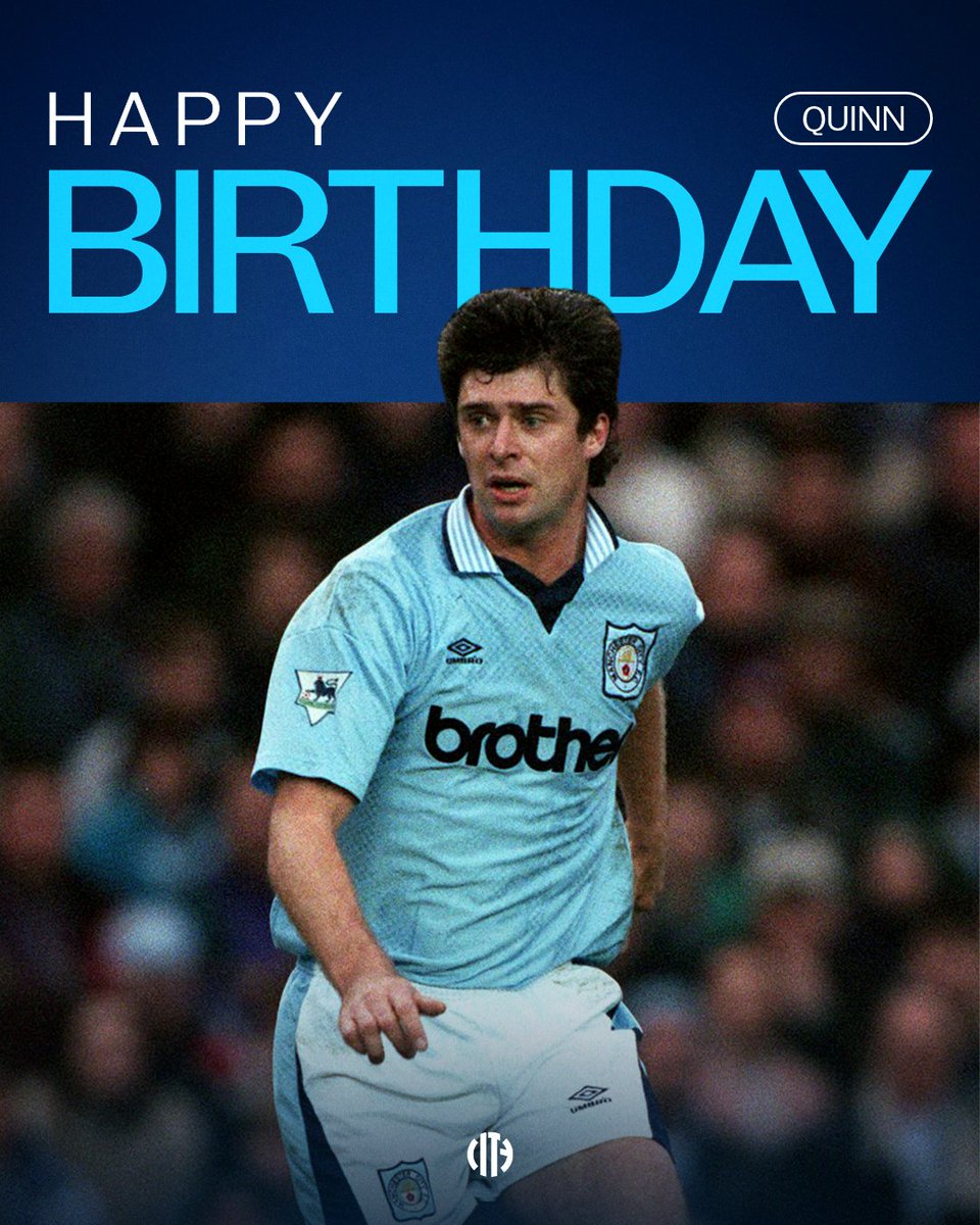 ManCity's tweet photo. Happy Birthday, Niall Quinn! 🎉🩵 https://t.co/frOnfCrNBV