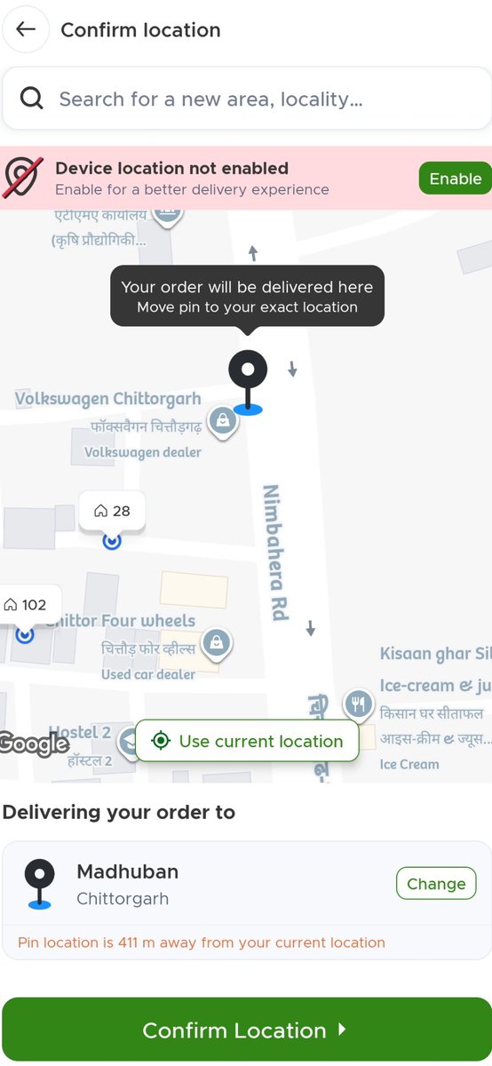 tappu_seth's tweet photo. You missing out the prime customers for you platform, the main area is just 500m away where all MLA, mps and some lazy folks reside
Pls increase ur radius ✌️
@letsblinkit 
@blinkit https://t.co/g0PWoXq3ge