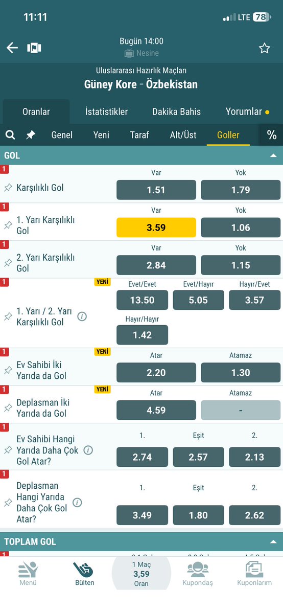 wonner4111's tweet photo. Sistemimize uyduğu için paylaşıyorum arkadaşlar isteyen deneyebilir isterseniz canlıdan maçın gidişatına göre değerlendirirsiniz https://t.co/EhHOGH8ewC