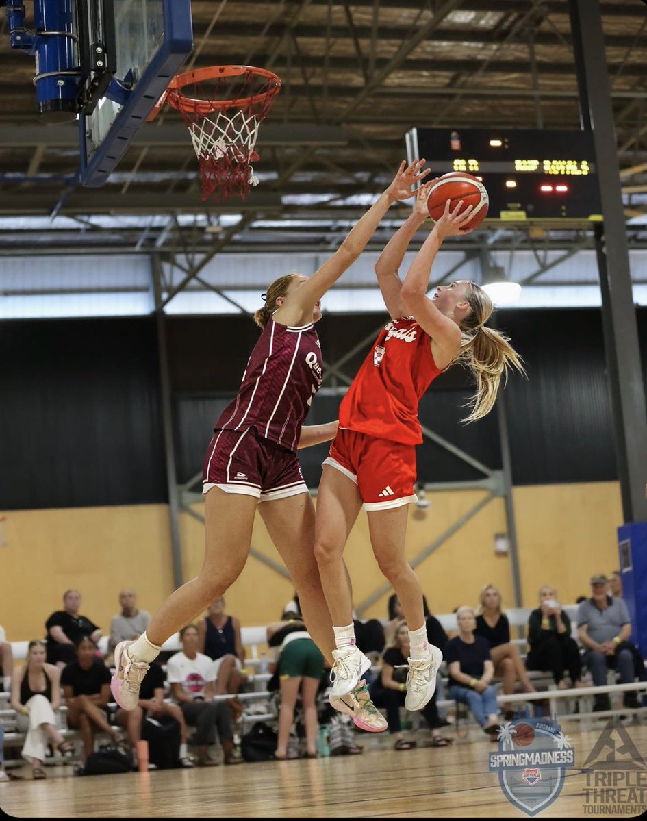 Mia_Cole08's tweet photo. Taking home🥇GOLD🥇in the AAU 2026 Spring Madness, playing for QUEENSLAND Representatives School Sport

When coaches ask what I bring to a game, I say strong, disciplined defence. I pressure the ball and create steals and blocks to protect the rim!
@CoachEdSummers @IGBRcoverage https://t.co/SGEPy5uht9