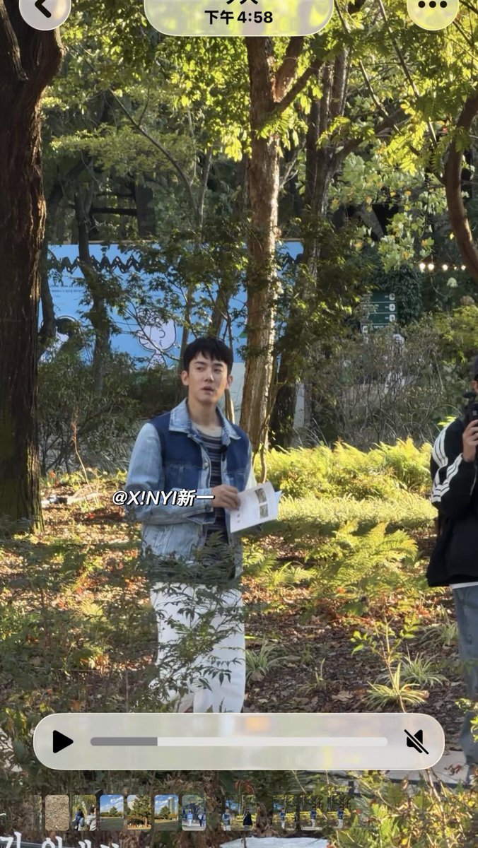 angelansel_'s tweet photo. yeonseok is spotted filming again (for the nth time today) 👀 op spotted him at seoul forest this time! 

“ran into yoo yeonseok in seoul forest.
is this even reasonable? this is already the second time running into this bro, hahaha. the last time was in itaewon. such a surreal bond.���

cr. X!NYI新一