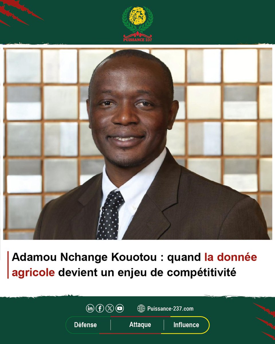 Power_237's tweet photo. Adamou Nchange Kouotou : quand la donnée agricole devient un enjeu de compétitivité
Lire l'article au complet : https://t.co/oRrN2OLiVr
#Puissance237 #Économie237 #Power237 #ÉconomieAfricaine #DéveloppementÉconomique #InnovationAfricaine #InvestirAuCameroun https://t.co/Ir4QQHLJI6