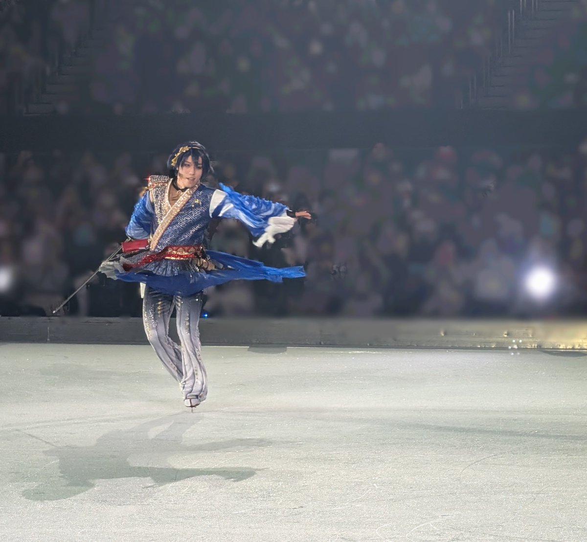 youkakokonoka's tweet photo. ウルトラのオタクの写真をめっちゃ見てもらえてありがとうございます…(震え)スマホ頑張った

三日月はｵﾁのつもりは無くて並行になる位跳んでてすごいっていうのと滑走順で並べたつもりで…でも時間遡行のぐんぐんカットは笑った
着氷後のカッコいいのと跳ばないメンバも置いておきます
#刀ブレ https://t.co/Yv6Y7cQX6P