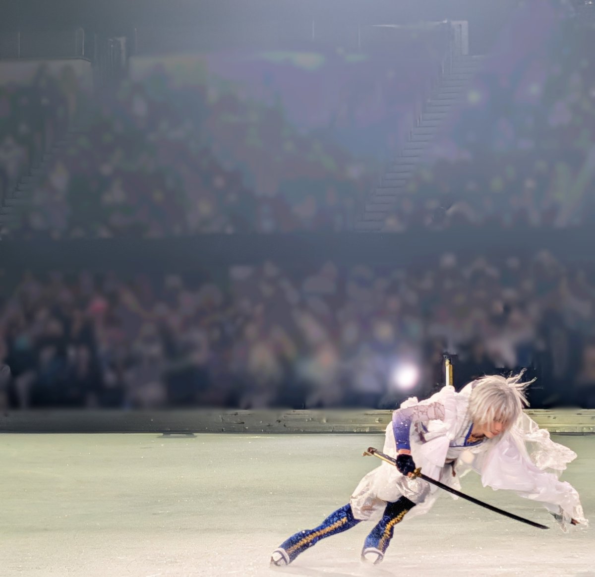 youkakokonoka's tweet photo. ウルトラのオタクの写真をめっちゃ見てもらえてありがとうございます…(震え)スマホ頑張った

三日月はｵﾁのつもりは無くて並行になる位跳んでてすごいっていうのと滑走順で並べたつもりで…でも時間遡行のぐんぐんカットは笑った
着氷後のカッコいいのと跳ばないメンバも置いておきます
#刀ブレ https://t.co/Yv6Y7cQX6P