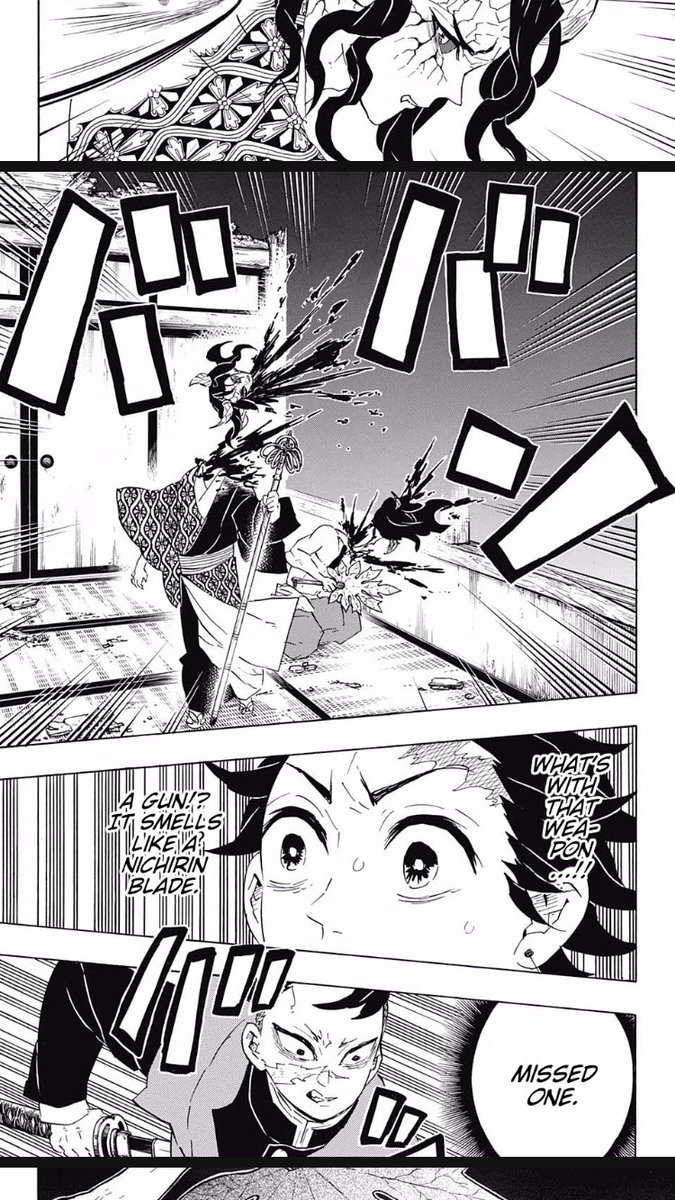 Kokojo4999's tweet photo. Lightning speed but their upper moons couldn’t even react to a bullet 🙆😭 https://t.co/HmLKoj2Kzq
