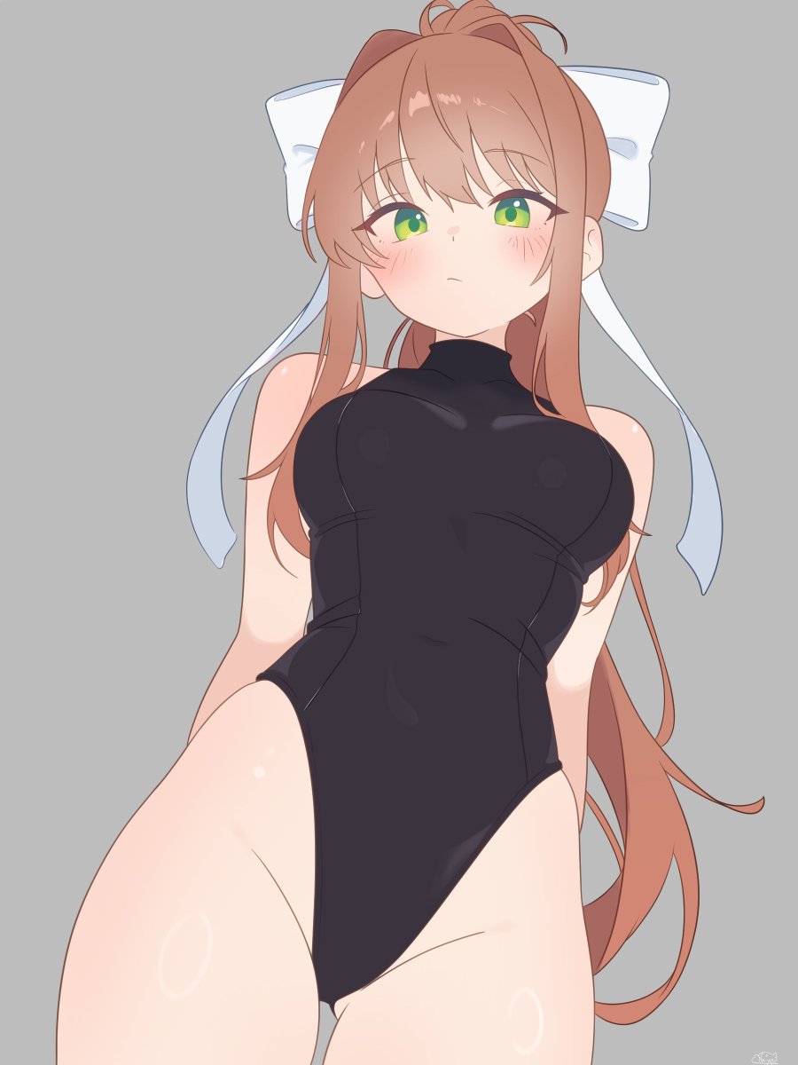 JustKokonya's tweet photo. It's been a while since my last Monika #ddlc https://t.co/YsDzXriqgR