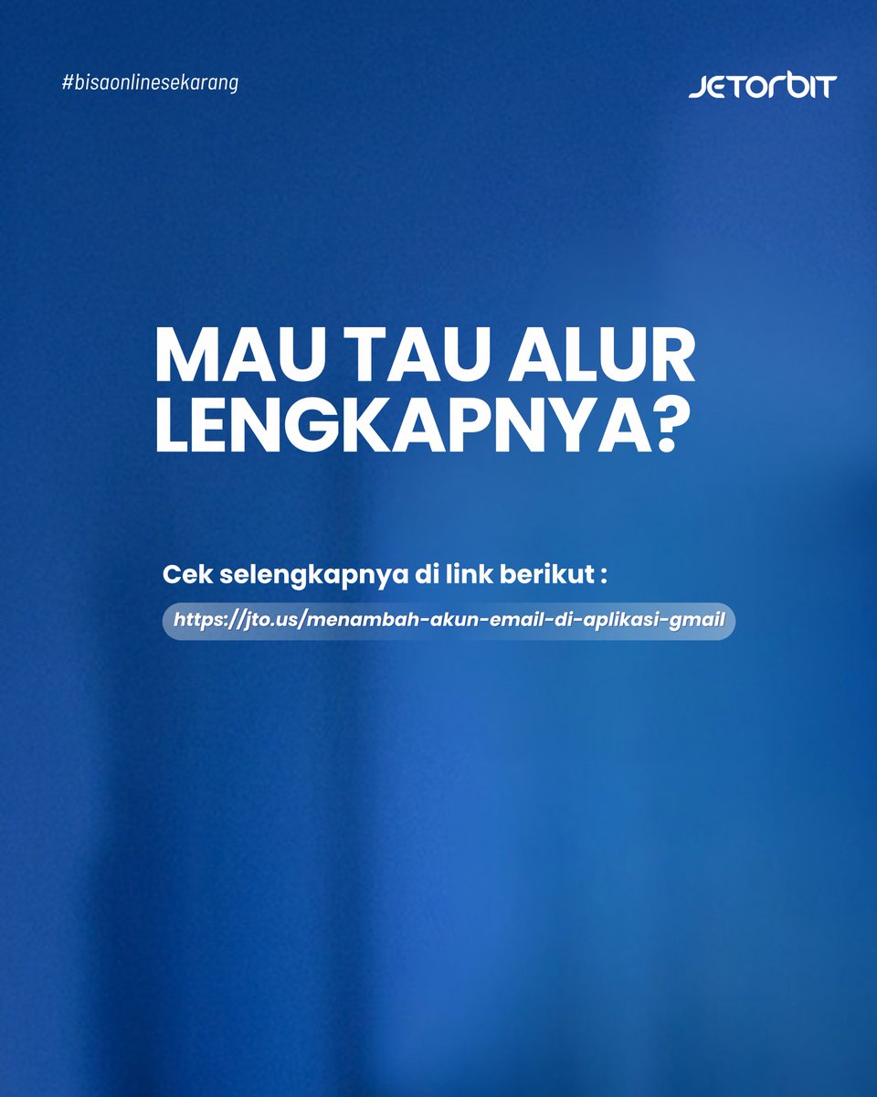 Jetorbithost's tweet photo. Detail tutorial lengkap: https://t.co/DXSGHRARM2   Cobain sekarang &amp; simpan postingan ini biar nggak lupa!

#BisaOnlineSekarang #Jetorbit https://t.co/FqdaDckEfZ