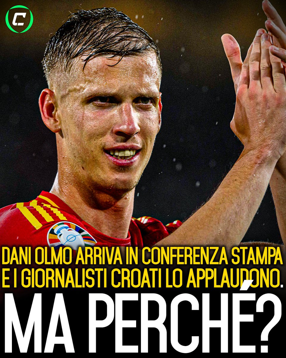 CronacheTweet's tweet photo. Dani Olmo e il suo legame con il popolo croato: la storia più bella che sentirai oggi ❤️

#cronachedispogliatoio

(1/7) https://t.co/JVxAJjiawL