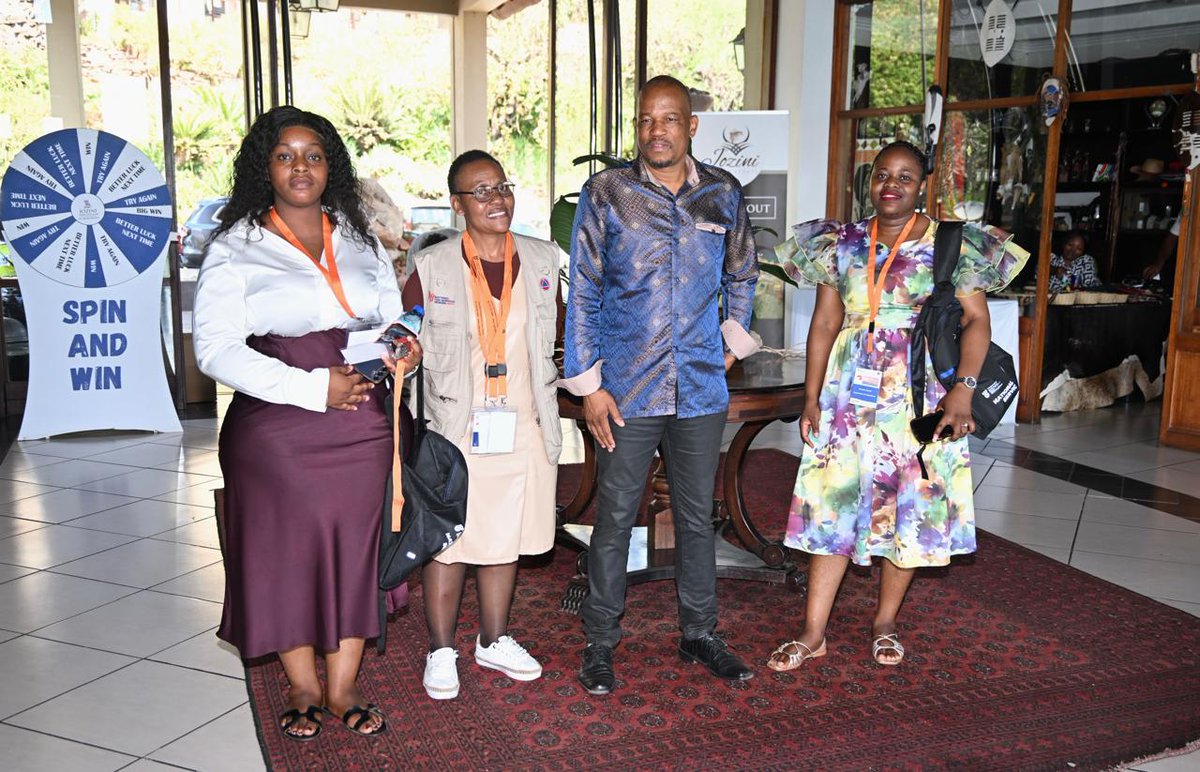 NationalCoGTA's tweet photo. 📌Jozini - Day 1 of International Fire Prevention Week 2026 is underway at Tiger Lodge.

The NDMC, KZN Provincial Disaster Management Centre and Jozini Municipality are joining forces to strengthen fire prevention and safe charging practices.

#FirePreventionWeek2026 https://t.co/kqmpStqybO