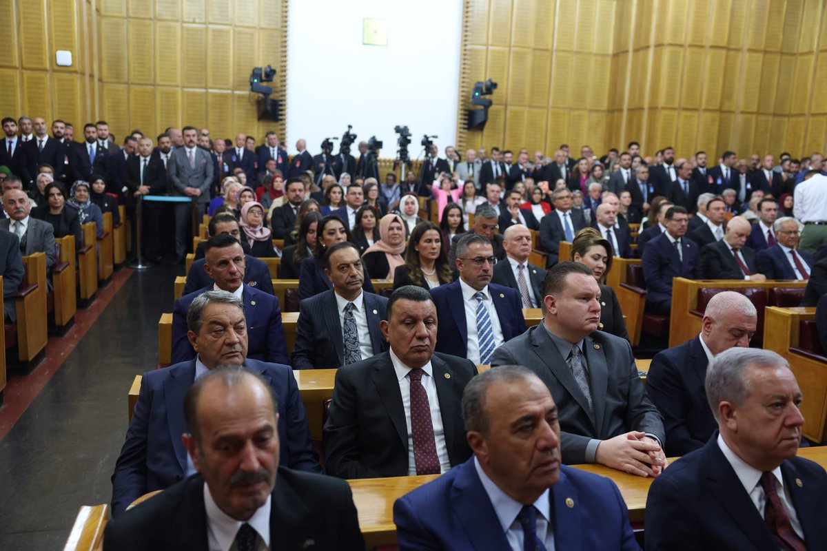 mhpvahitkayrici's tweet photo. TBMM Yeni Yasama Dönemi İlk Grup Toplantımızı Genel Başkanımız Sayın Devlet BAHÇELİ Beyefendi’nin Teşrifleriyle gerçekleştirdik. 

Yeni Yasama Dönemi ve Grup Toplantılarımız Partimize ve Milletimize hayırlara vesile olmasını dilerim https://t.co/T5QQwGtXCV