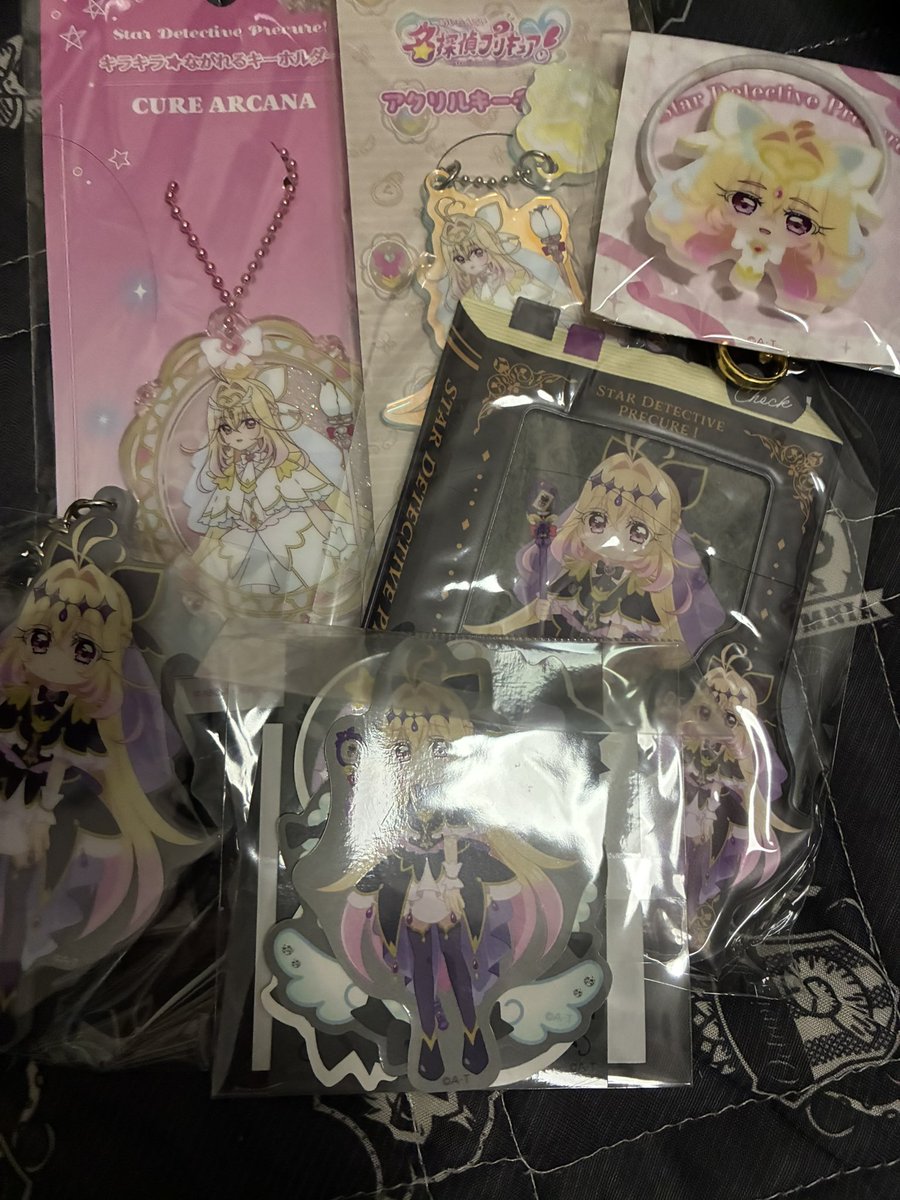 Akiron_j's tweet photo. 【譲渡 買取】プリキュア 缶バッジ アクリルスタンド キーホルダー カードケース ヘアゴム アクスタ プリティストア

譲）アンサー ミスティック アルカナ
求）〜定価+送料

画像ごとのお譲りの場合定価以下可能ですので希望額提示ください
特典金額調整のため購入しました https://t.co/5kQjvrrrp3