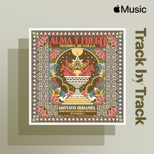 AppleClassical's tweet photo. "You don't have to be Spanish, but then you listen to the music... and you become Spanish." 💃🏼

@GustavoDudamel takes you track by track through Alma y Fuego, his tribute to Manuel de Falla's 150th anniversary. 
Only on Apple Music Classical: https://t.co/iuuRgF62k9 https://t.co/sjRj919bgw