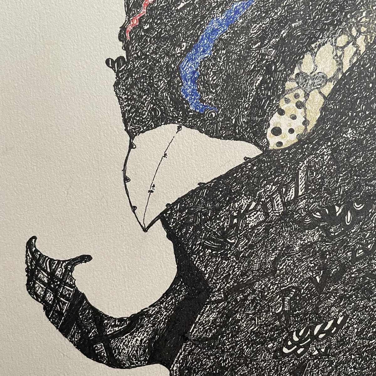 nanbanes's tweet photo. 暑い火曜日に今日は。観ると眼が疲れる絵の新しい絵を描き終えました。名前はサックンにしました（笑）結構眼が疲れています。しっかり休もう。

#観ると眼が疲れる絵
#イラスト
#イラストレーター
#illust
#illustrator https://t.co/VFL1oFgt4S