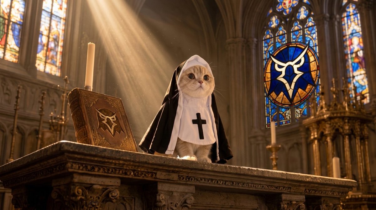 lil_vacat's tweet photo. The sermon starts when I meow https://t.co/3EUuPKs07z