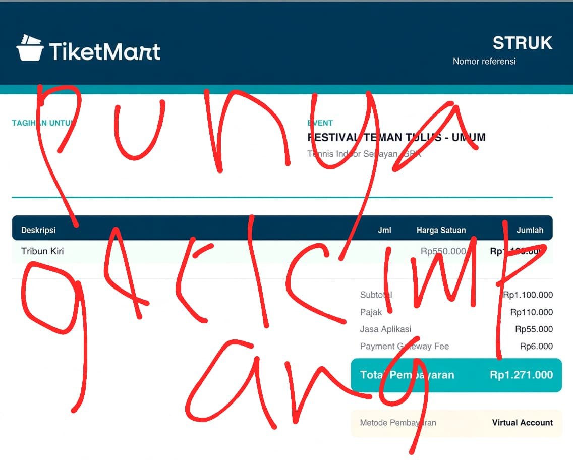 gerlcimpang's tweet photo. wts // want to sell FESTIVAL TEMAN TULUS

 Tribun Kiri - 2 tix 
💸 870k/tix 
✅ full payment, no hnr or dp 50%
✅ dianter tuker tiket

‼️ serious buyer only, cek testi di pinned
💌 DM for more info

t. wts wtb lfb jual https://t.co/JWu7z0tw5s