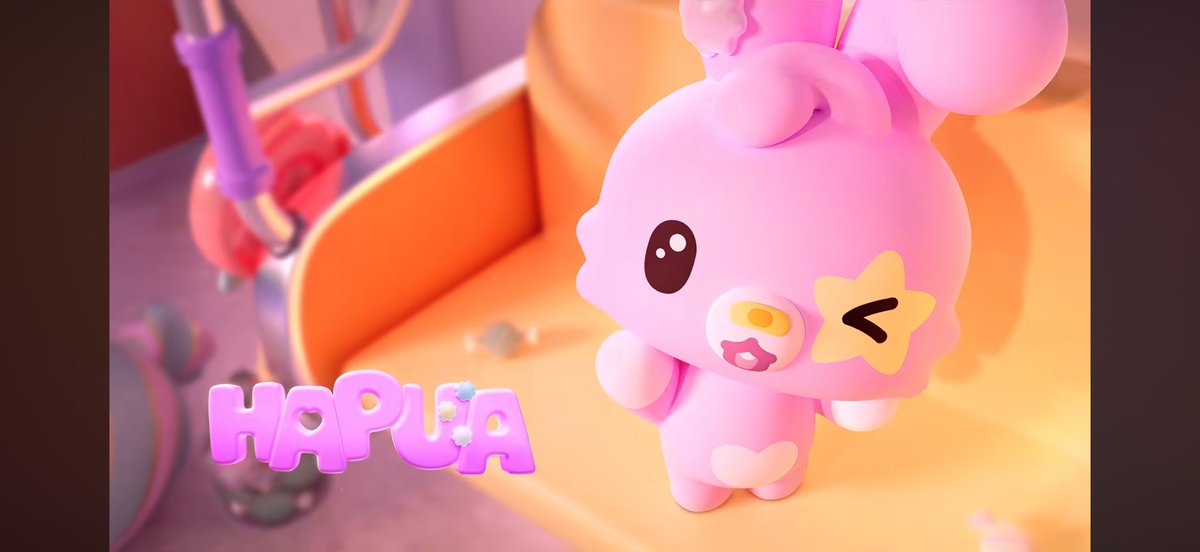 mimityandaisuki's tweet photo. もうね、ハルアのキャラクターがムキムキウサギ！みたいだったら😭
出来れば、ピンクのふわふわしててスティックもしくは箒に乗ってるような夢可愛いウサギちゃんだったらいいな♡って思ってたら、ほぼそのままが来て良かった♡
可愛いね♡一生愛しちゃう♡ https://t.co/LwjKfmIOuV