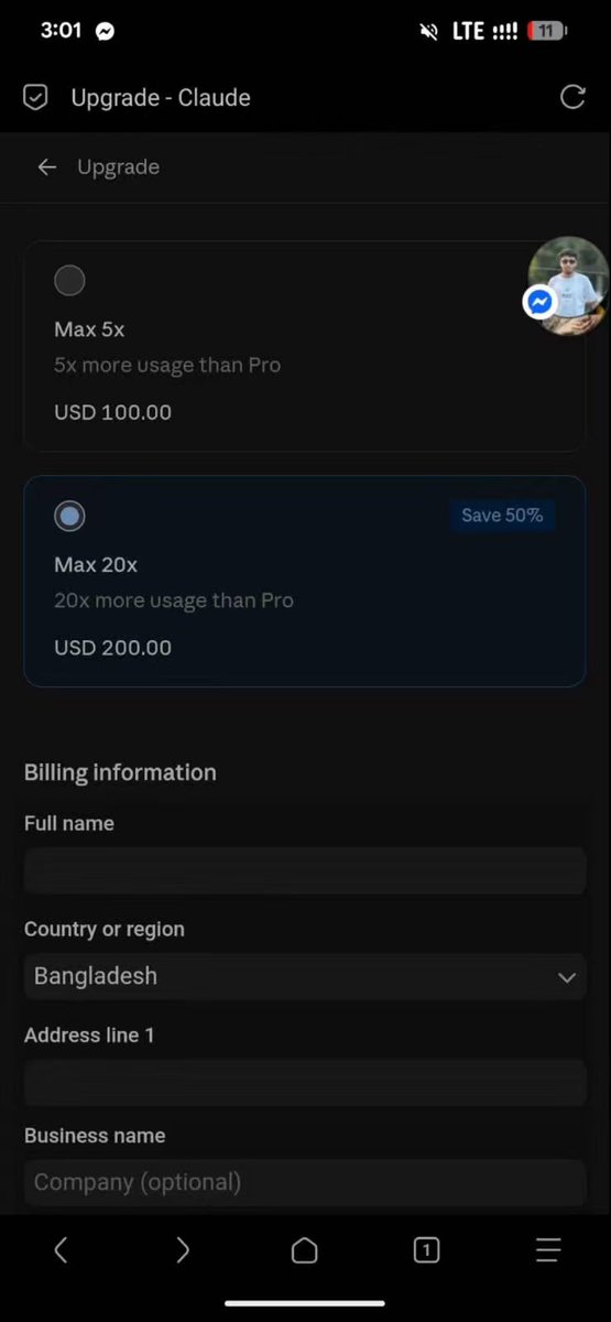 leeee6661's tweet photo. ccmax $200 subscription available 
#wtskyc #wtsccmax #claude https://t.co/RE33bukN87