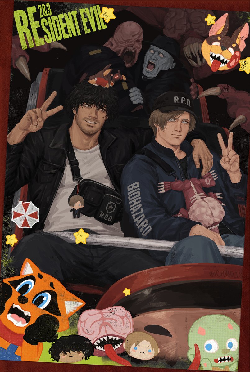 CHBai_S's tweet photo. 小狗约会日💗☺️☺️
#CarlosOliveira #LeonKennedy #ResidentEvilㅤ https://t.co/PThuQg60PK