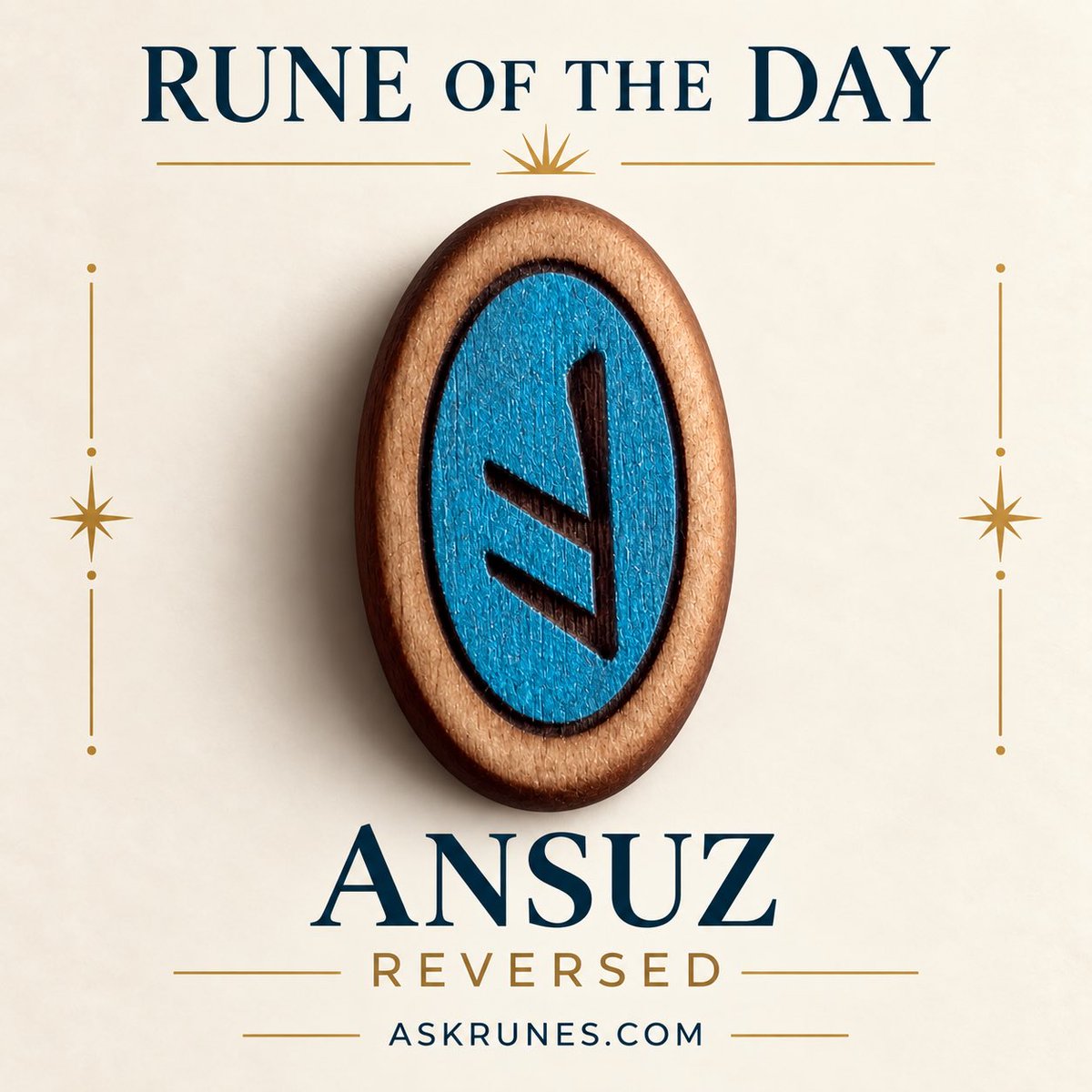 askrunes's tweet photo. Rune of the day: Ansuz reversed ↓

That message sounds colder than you expected. Before you write a whole story around it, ask what they meant. A two-minute conversation could save you an evening of overthinking. https://t.co/Gfy2uIMYiN