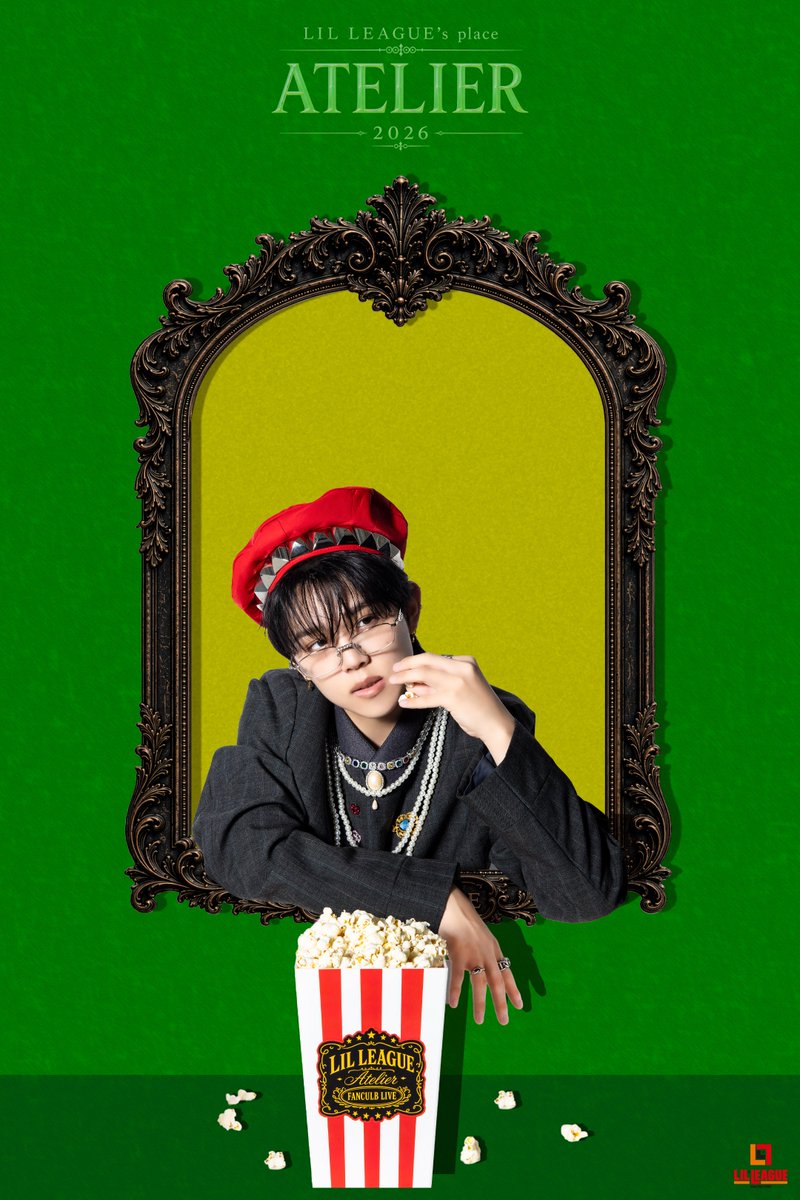 LIL_LEAGUE_'s tweet photo. LIL LEAGUE's place "ATELIER" 2026

KEY VISUAL
#百田隼麻 🍑

#LILLEAGUE
#LIL_ATELIER https://t.co/Z6bHlfyS9K