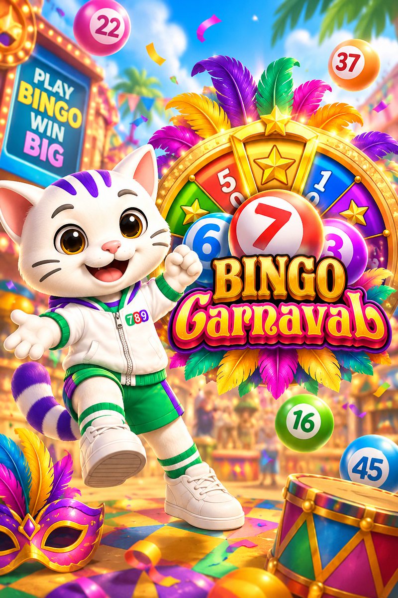 ph789bingo's tweet photo. Let the Bingo Carnaval begin!

Experience the colorful fun of Bingo Carnaval by JILI Games at 789Bingo!

Play here: https://t.co/Z6PnLBRTxx

More bingo casino games: https://t.co/JwmanxhH9b

#789Bingo #BingoCarnaval #JILIGames #OnlineBingo #BingoFun #BingoPH #bingocasino https://t.co/xHYvXmCyfE