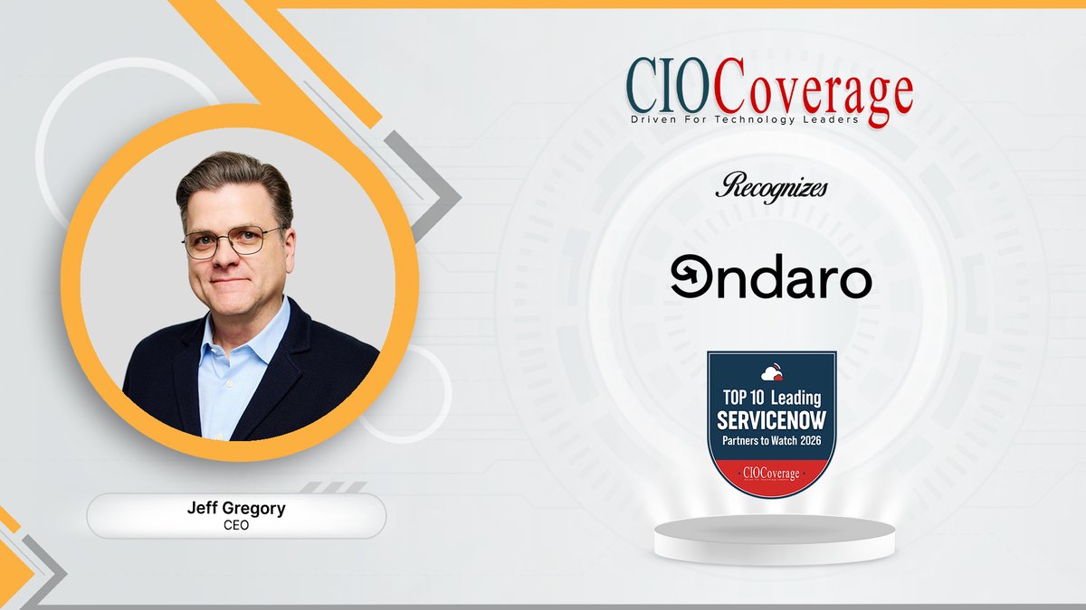 CioCoverage's tweet photo. We’re excited to feature Ondaro and Jeff Gregory, CEO in our latest edition, highlighting their leadership and continued efforts to help shape the future of ServiceNow partnerships

Read here: https://t.co/CVFOKy3Nxb

#ciocoverage #NewEdition #ServiceNow #ServiceNowPartners #Tech https://t.co/v8BrMACZ9l