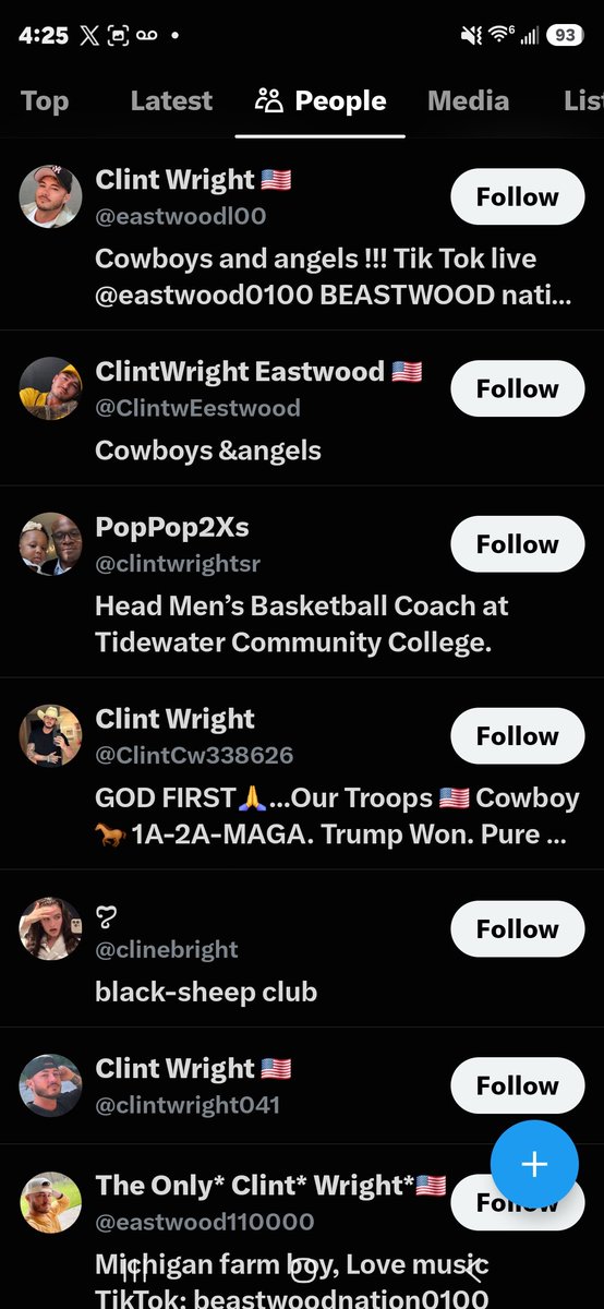 ProLifeWarriors's tweet photo. Multiple #fakeAccounts 
#stolenIdentity #scammers #Nigeria #africa #Ukraine 

Clint Wright official accounts on TikTok. 
⚠️ ⚠️ ⚠️ ⚠️ ⚠️ ⚠️ ⚠️ ⚠️ 
Be aware of accounts using stolen Identity these type of scammers are desperate. 
#neverClickOntelegramlinks https://t.co/gec4ScLNxJ
