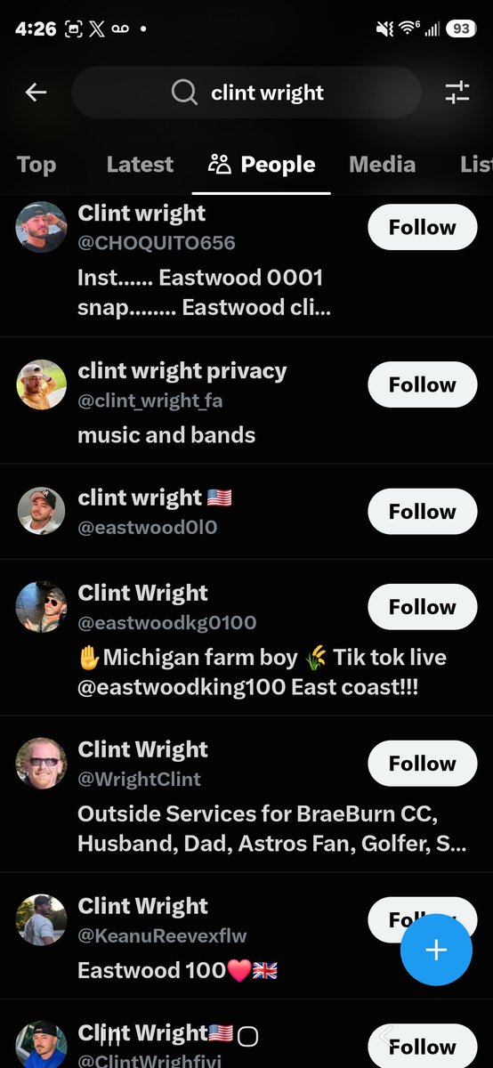ProLifeWarriors's tweet photo. Multiple #fakeAccounts 
#stolenIdentity #scammers #Nigeria #africa #Ukraine 

Clint Wright official accounts on TikTok. 
⚠️ ⚠️ ⚠️ ⚠️ ⚠️ ⚠️ ⚠️ ⚠️ 
Be aware of accounts using stolen Identity these type of scammers are desperate. 
#neverClickOntelegramlinks https://t.co/gec4ScLNxJ