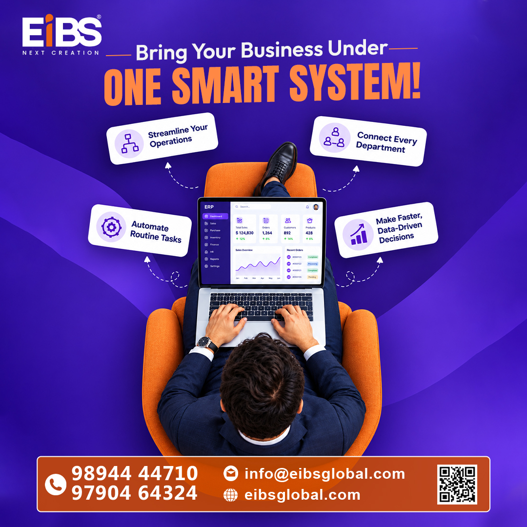 EIBS_Global's tweet photo. βοΈ Power Your Business with ERP π₯
#EiBS #ERP #ERPsolutions #ERPsoftware #businessautomation #businessmanagement #businessgrowth #businesssolutions #processautomation #softwarecompany #businesstechnology #businesssoftware https://t.co/cbiOMQxrqH