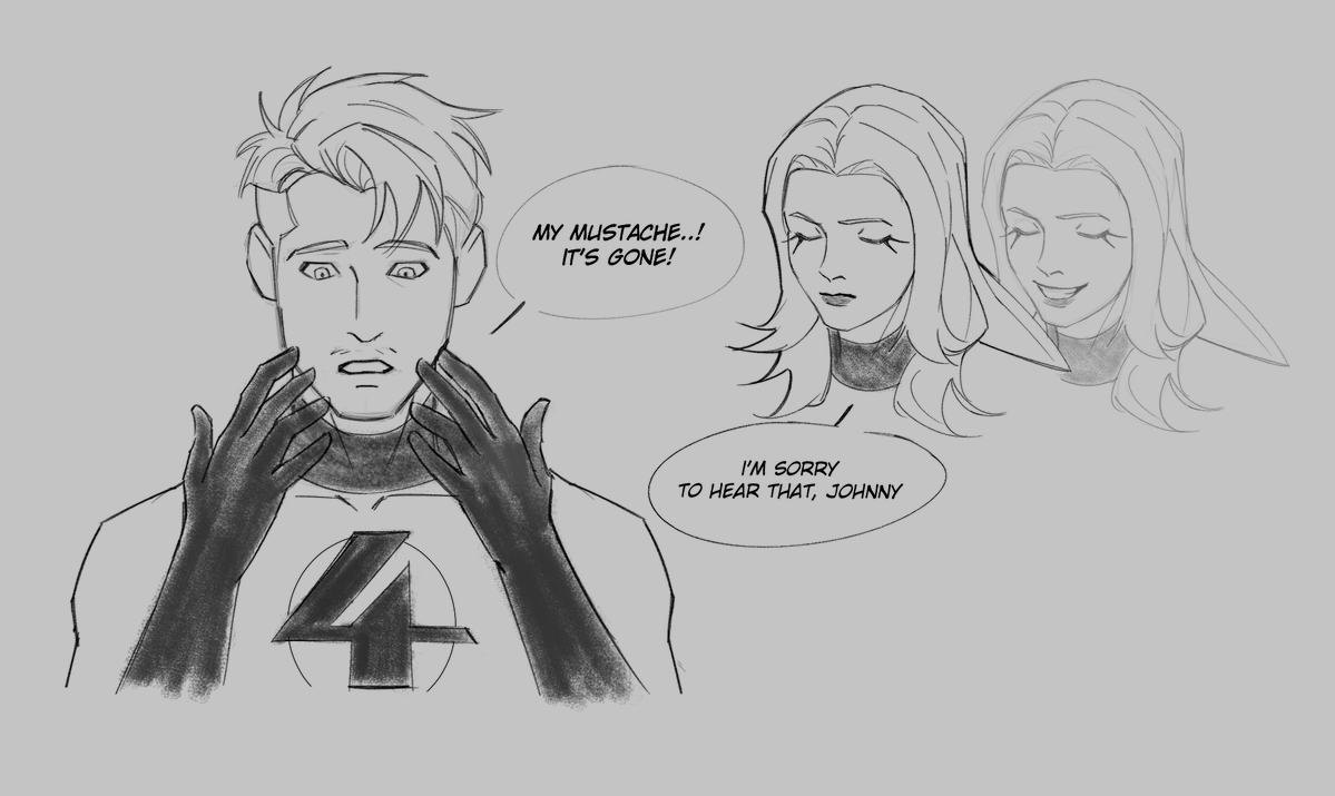 Rhozvyn's tweet photo. I couldn't stop thinking about this silly idea since I found out he no longer had that mustache lmao

Day 35 https://t.co/1wqcynv5LW