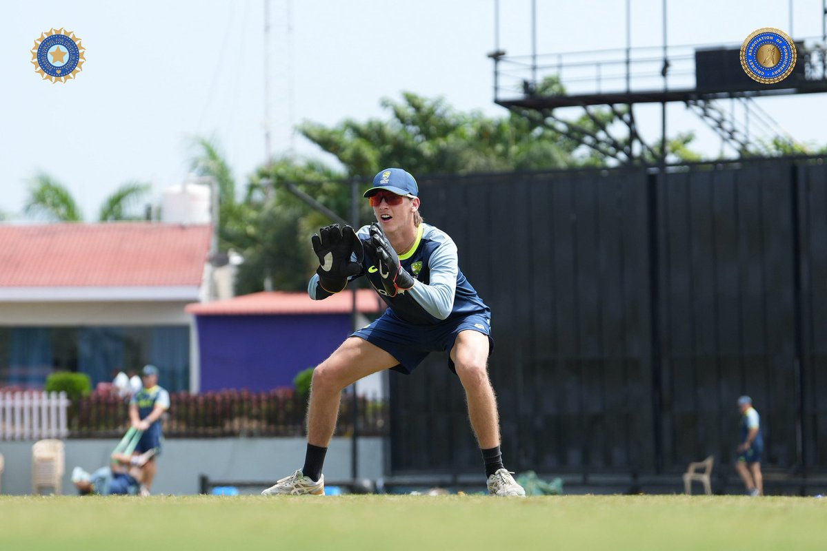 CApondicherry's tweet photo. The final preparations before the One-Day action gets underway. 🔥
#CAP #CricketAssociationofPondicherry #PondicherryCricket #INDvsAUS https://t.co/sLZLxZDkCn