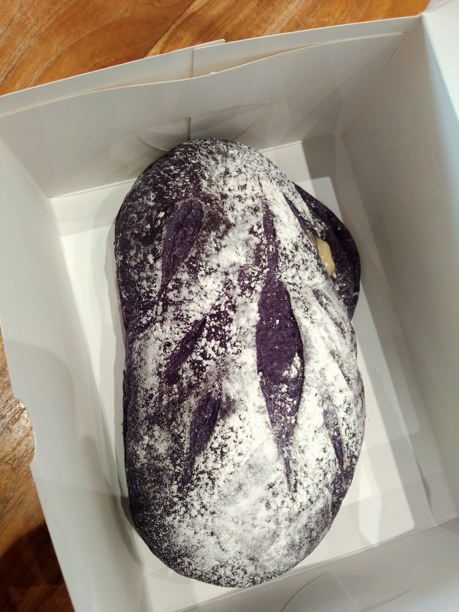 Wildflower_Flo's tweet photo. 🍠 Ubee Cheese Sourdough 🧀 https://t.co/BnjR0luKh9