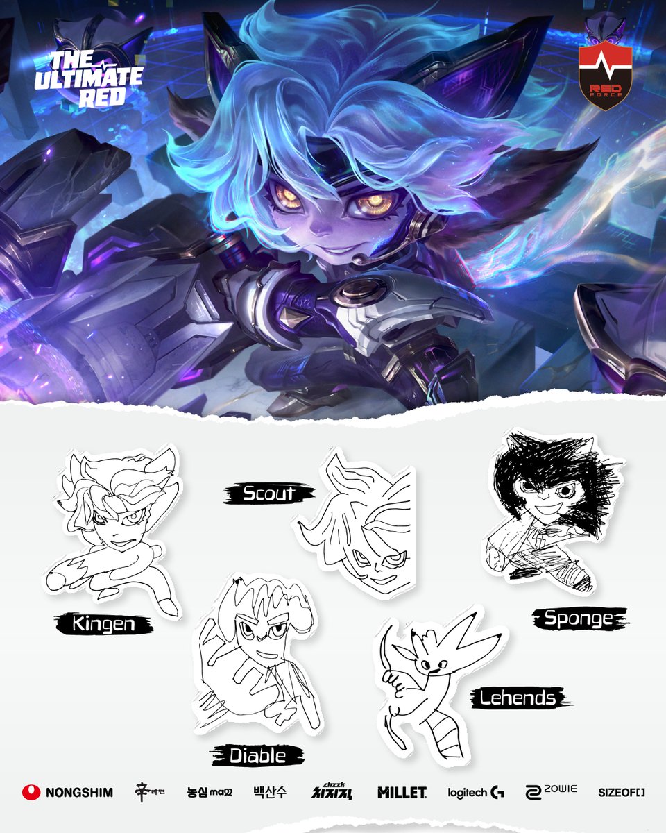 NS_RedForce's tweet photo. [CONTENT] #LCK

🎨 1st Nongshim RedForce Drawing Contest
: 2026 Hall of Legends Skins

Orianna & Tristana, brought to life by Nongshim RedForce players! ✨

Which masterpiece captured your heart the most? 👀
Leave a comment with your favorite artwork and tell us why!

*In-Game Purchases (Includes Random Items)

#NONGSHIM #NSRedForce #농심레드포스