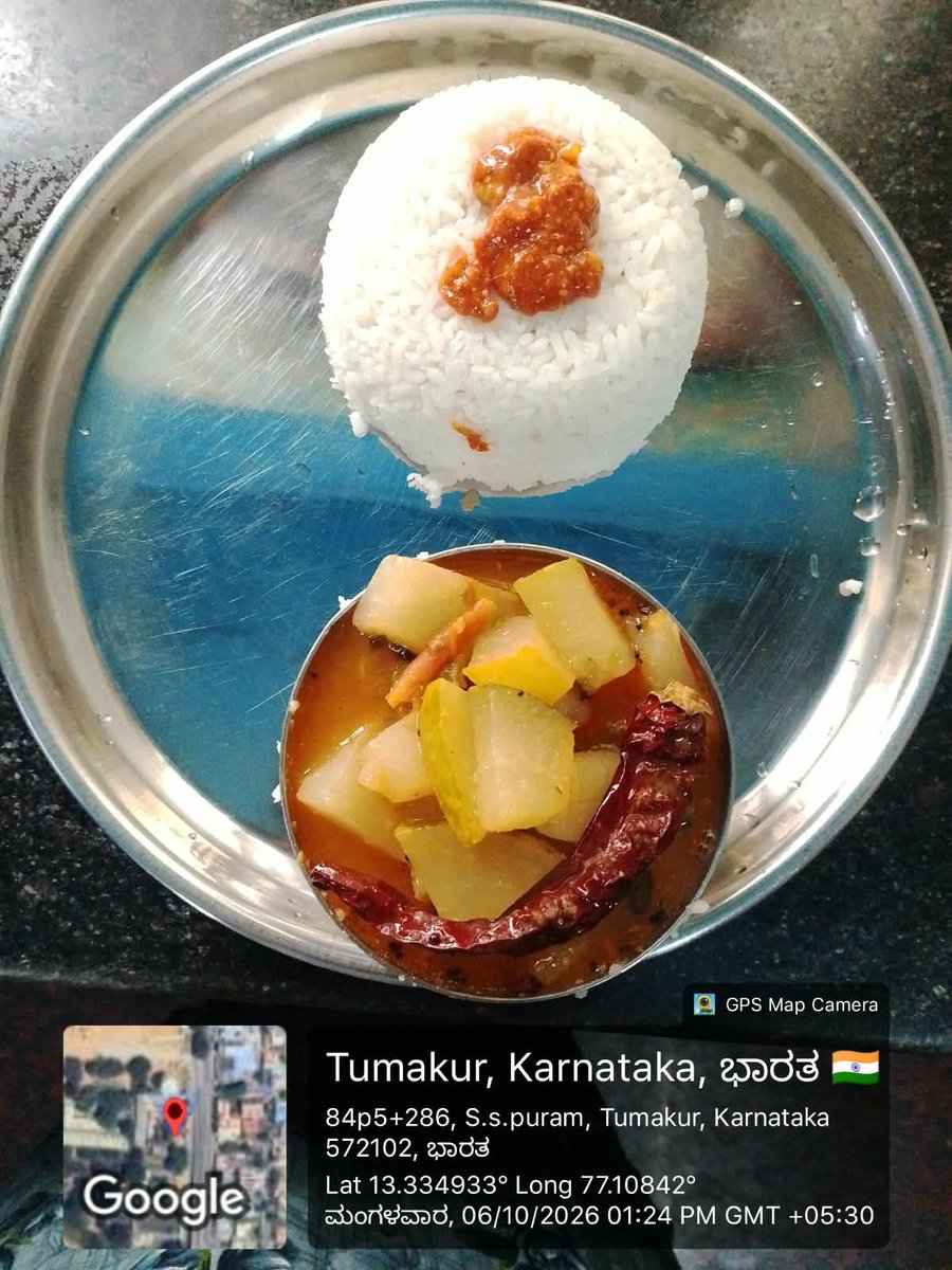 PostMBHN3RKRoad's tweet photo. ಮಧ್ಯಾನದ ಊಟ
 #SocialWelfare_Karnataka
#SocialAudit_SWDMeals https://t.co/jx9lanJSQL