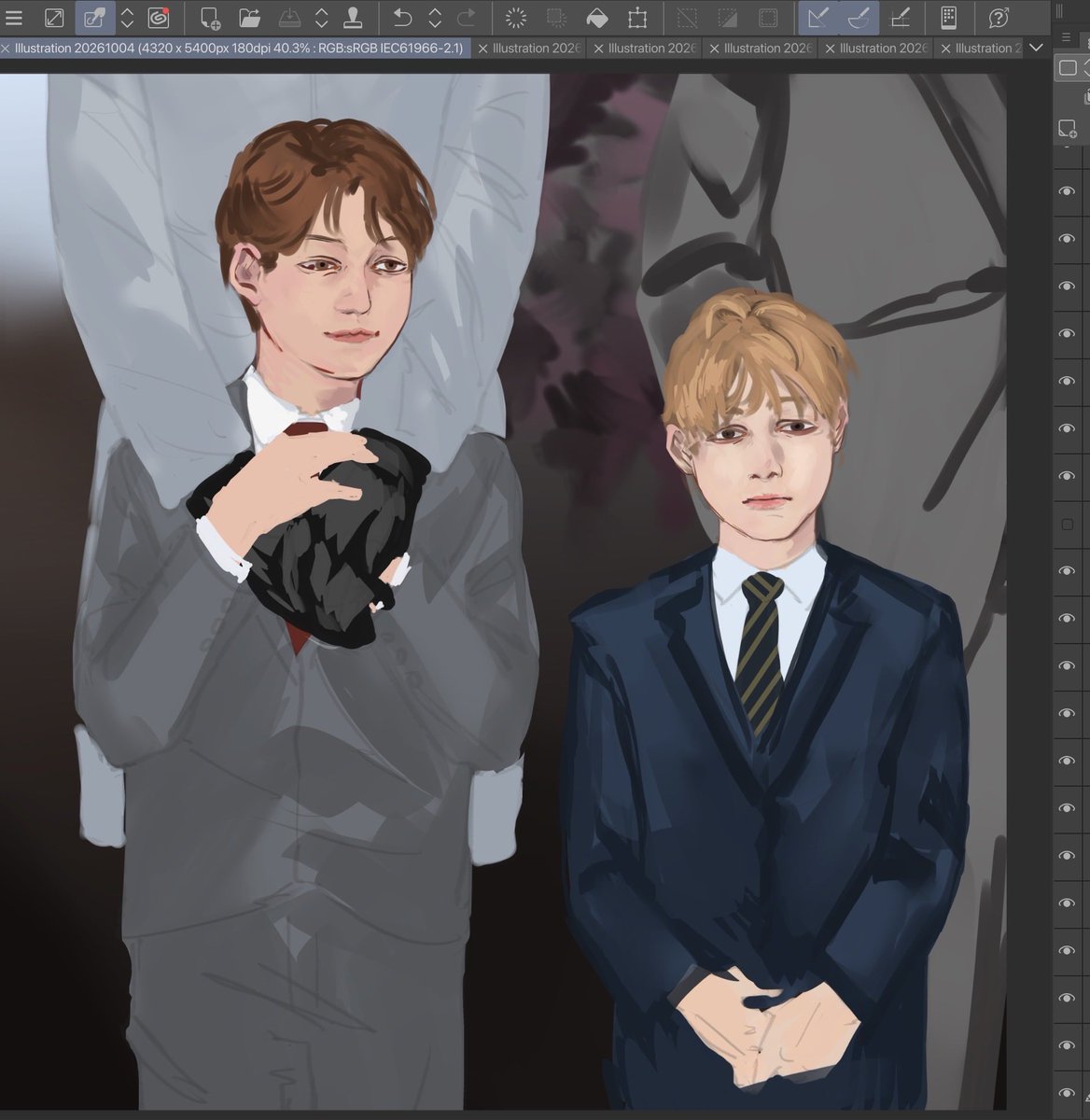 VkSeye's tweet photo. Brothers #OC #wıp #digitalartㅤㅤㅤㅤ https://t.co/gyMC8WTm6O