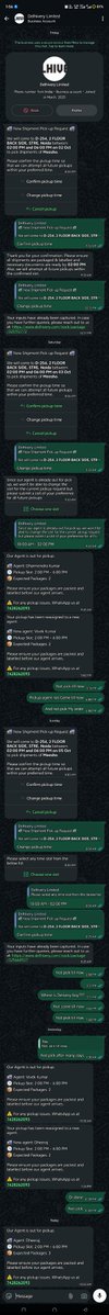 Panjatani87's tweet photo. @meesho_support @Meesho_Official @delhivery 
Ticket I'd:- 791054030442
790966520950

Plz Change Delhivery Courier Company Delhivery Agent not pick Order after Many Complaint raise And not Response From meesho or Delhivery both Kindly Change courier Company at my Pin code https://t.co/HKnXhNgPVF