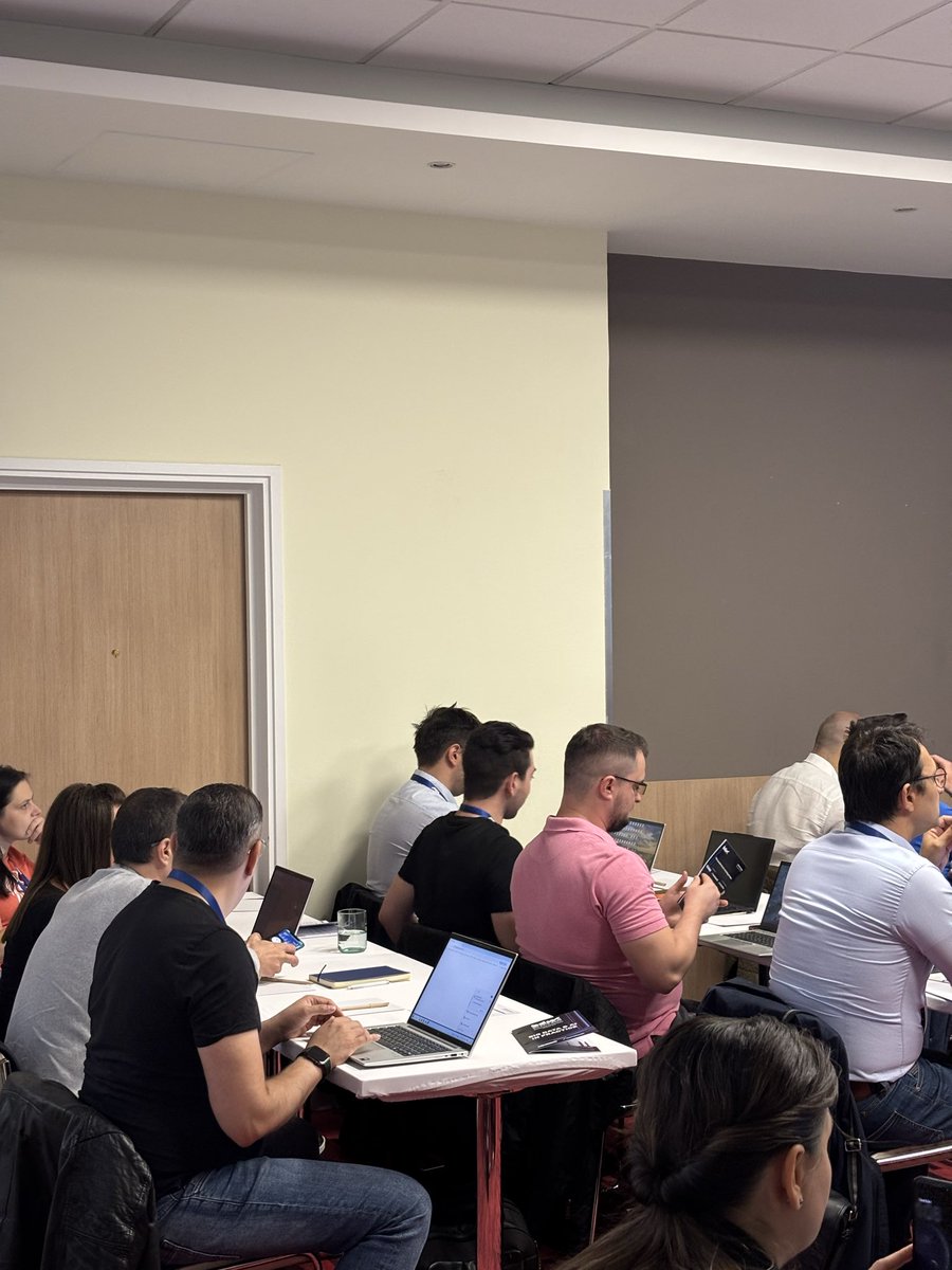 bigdataweek's tweet photo. 🟦 BigQuery is doing more than running queries in this room. Dorian Hodorogea and Cosmin Pintoiu from @Google are walking participants through managed AI functions, then deploying an agent to do some of the heavy lifting. 

Powered by @Zitec 

#bigdataweek #bdw2026 #bdwbucharest https://t.co/Nc0g7GprsW
