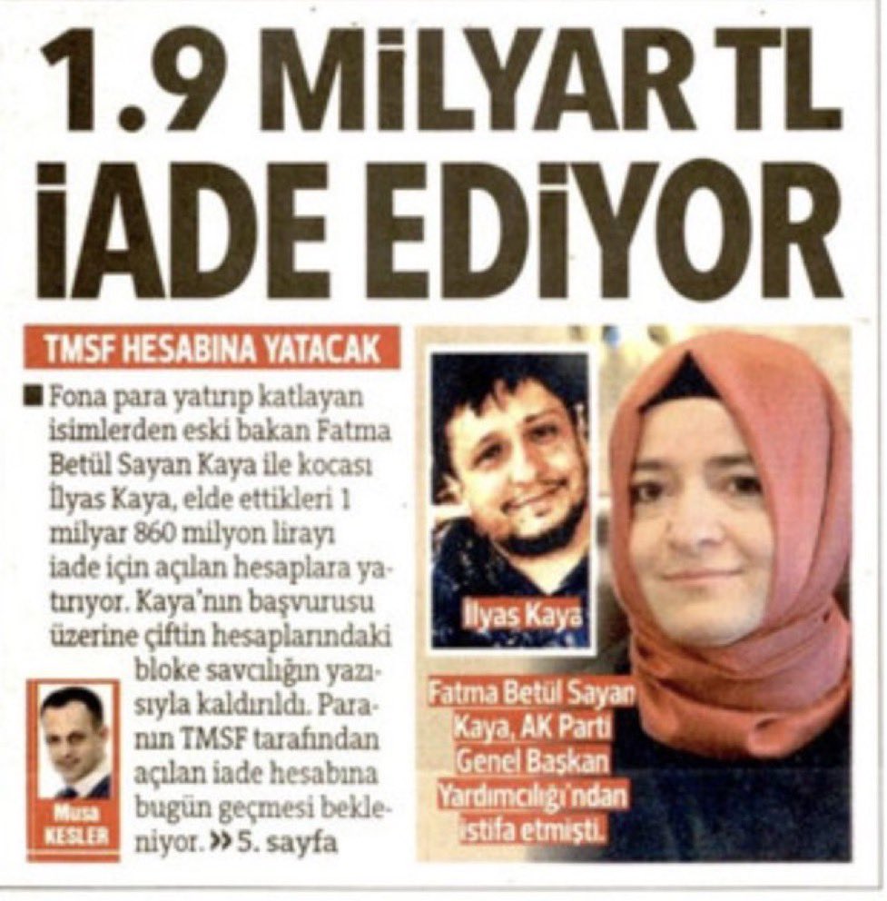 avcemilcck__580's tweet photo. Fatma Betül Sayan Kaya neden hâlâ gözaltına alınmadı? Parayı iade edince bu işten yırtıyorsa, kahvaltılık çaldığı için tutuklanan baba da serbest bırakılsın? https://t.co/hQwYhSPILw