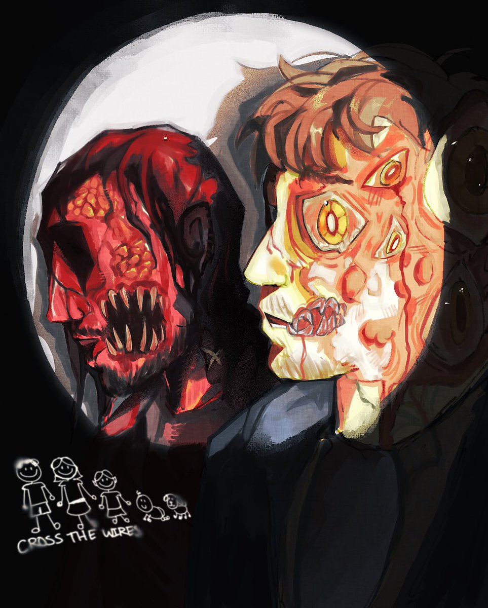 blurryclawz's tweet photo. just mutated and scared 🩸#ResidentEvil #Ironlung https://t.co/6YNry3XrcK