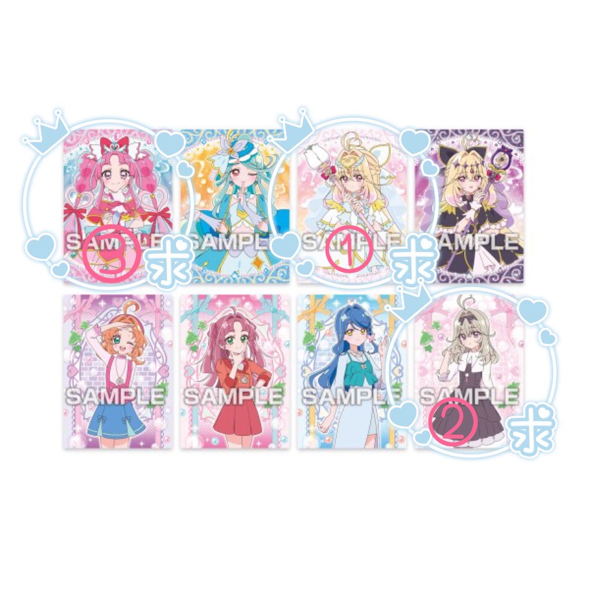 mr_clown05's tweet photo. 【交換】 名探偵プリキュア キラキラ トレーディングコレクション2 たんプリ たんぷりトレーディングカード トレカ

譲▶︎1枚目

求▶︎2枚目①＞②＞③

郵送にて発送させて頂きます📮
キュアアルカナ、森亜るるか、キュアミスティックの順で交換希望です🥺
検索からもお気軽にお声掛け下さいませ😌 https://t.co/mc2LXrzPhT