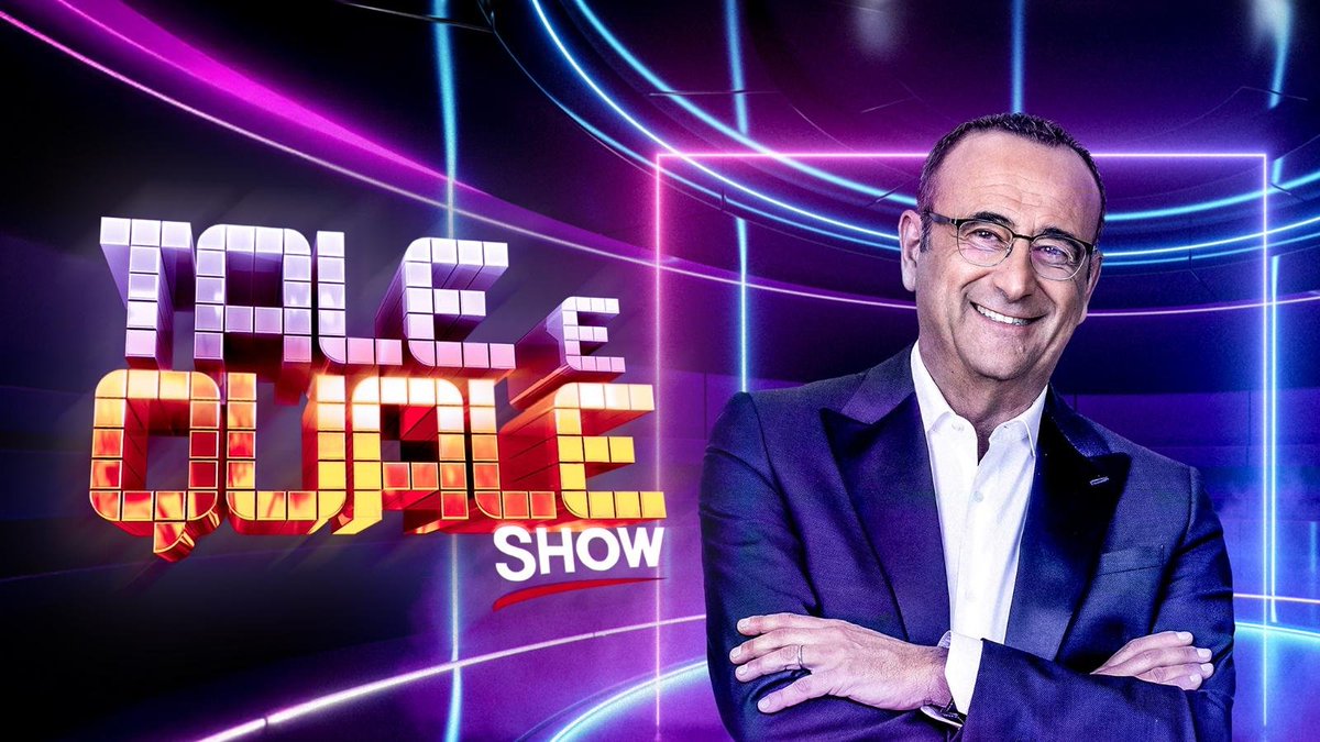 TeleVisionaro's tweet photo. 🟦 #TaleEQualeShow torna mercoledì 7/10 alle 21.30 su #Rai1 forte del successo delle prime due puntate e della leadership conquistata negli ascolti anche nella nuova collocazione del mercoledì
Giudice ospite: Massimo Ceccherini
(Rai) https://t.co/IloPM7jtg3