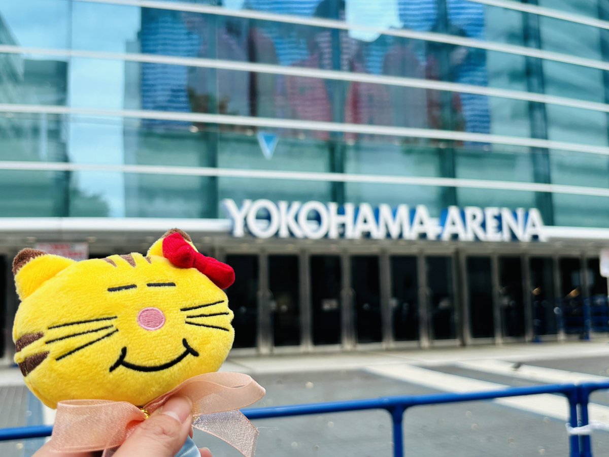 NYAROoooooo's tweet photo. 昨日はおかみゃくんソロコンで、今日はにゅすコンで横アリきたよ！！！！！ https://t.co/BwVpVbbD9i