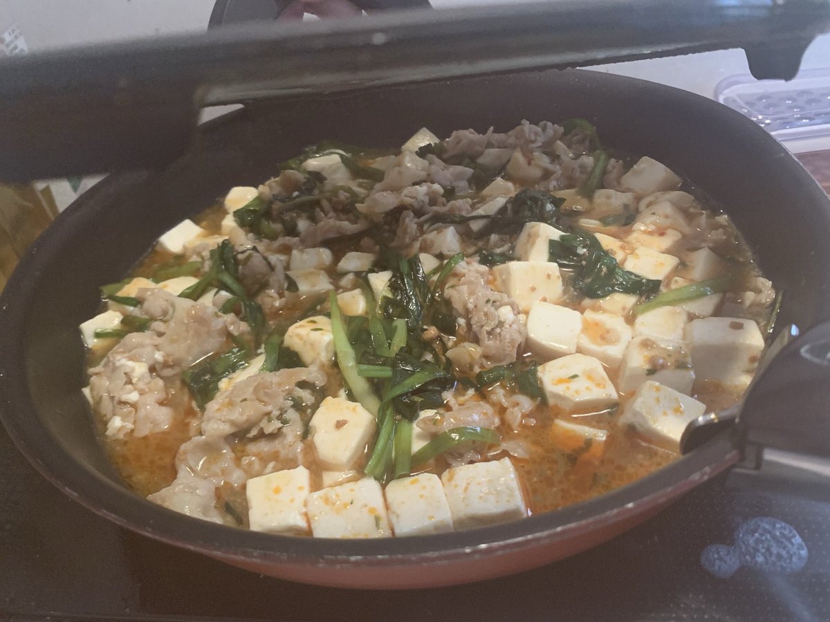 SuffThink's tweet photo. 夜は麻婆豆腐 https://t.co/YLvbpcZ0Hf