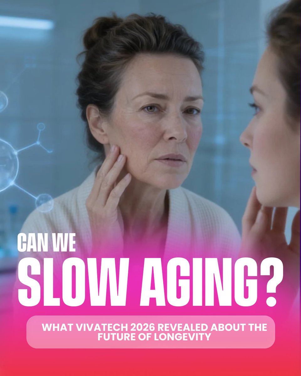 VivaTech's tweet photo. Aging is changing. So is the science behind it 🧬

Dr. Joan Mannick of Altos Labs shared why longevity is about more healthy years, not immortality, at #VivaTech 2026.

Read more 👇
https://t.co/pOupmPPLmR https://t.co/nsE36mBof6